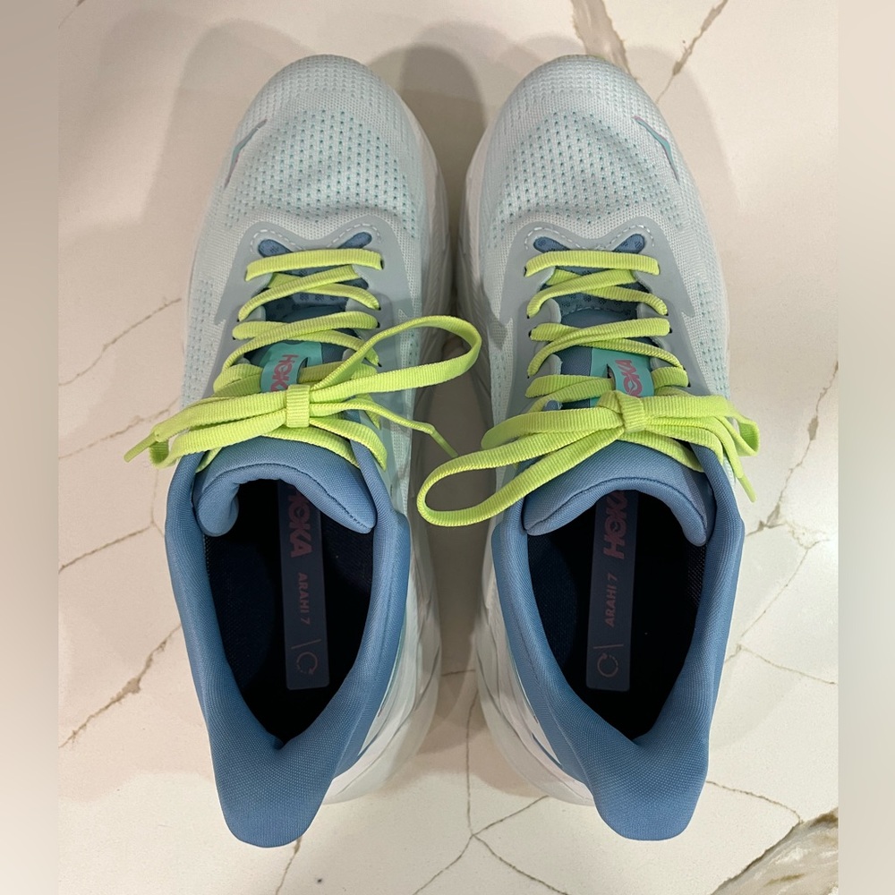 Hoka Arahi 7 Running Shoes Women’s Size 8.5D Color Blue - Picture 6 of 8